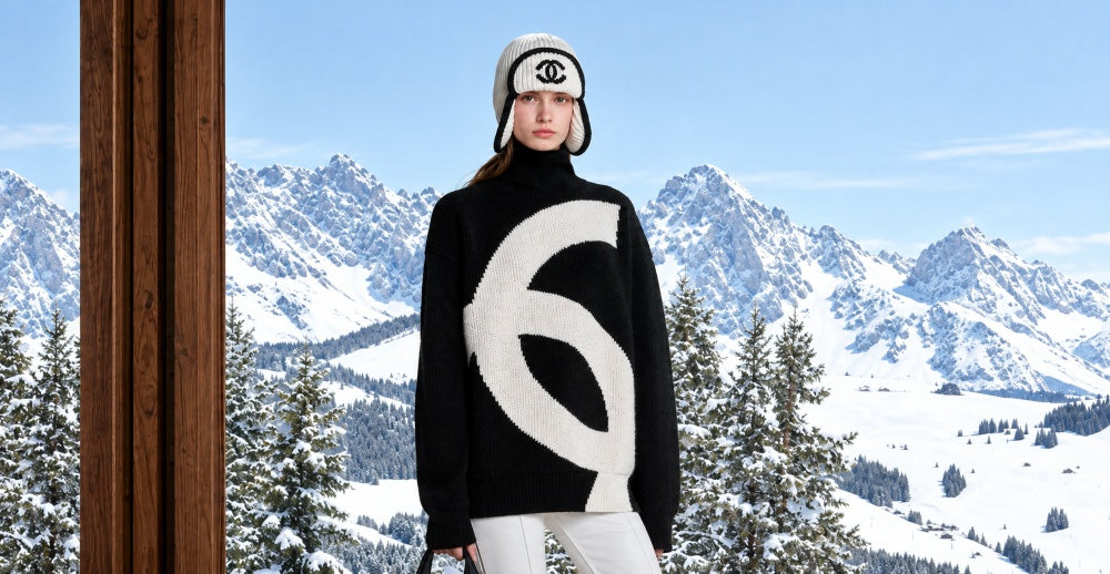 Chanel Coco Neige 2026/27 winter collection by Matthieu Blazy. Image © CHANEL