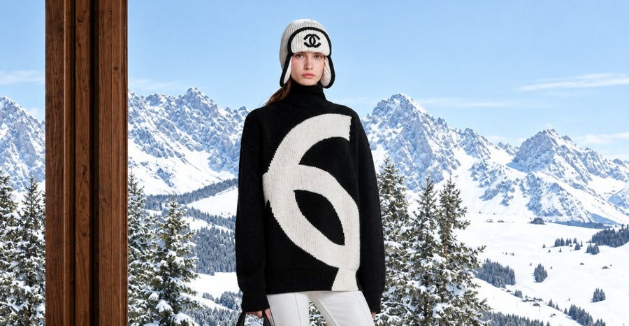 Chanel Coco Neige 2026/27 winter collection by Matthieu Blazy. Image © CHANEL